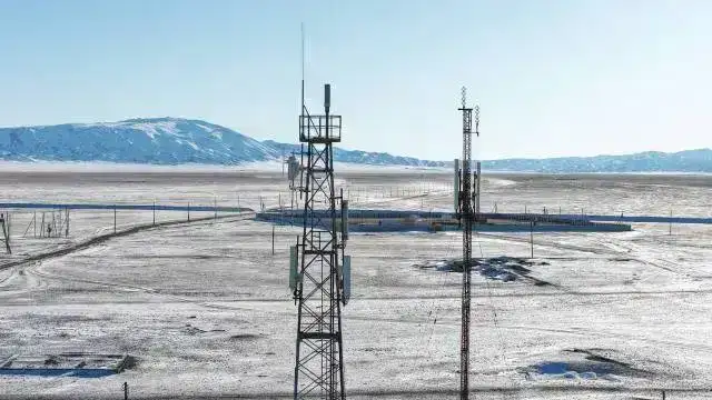 В Зайсанском районе завершено возведение антенно-мачтового сооружения (5)