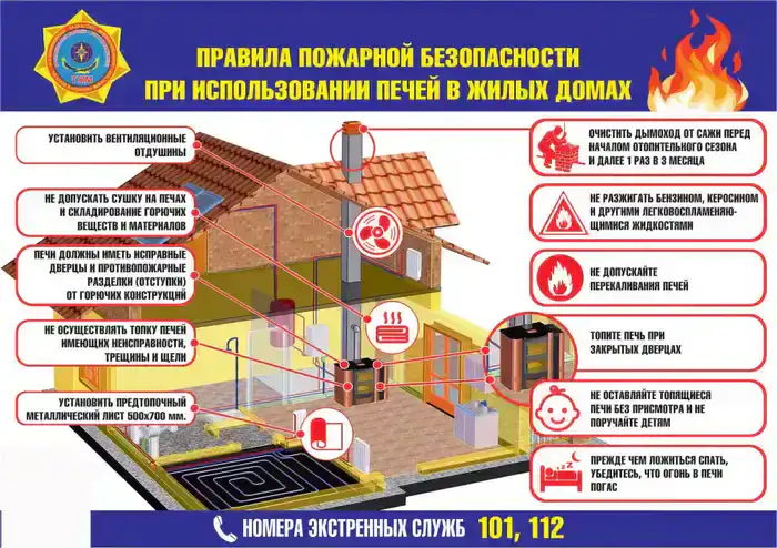 МЧС призывает соблюдать пожарную безопасность в связи с резким похолоданием (2)