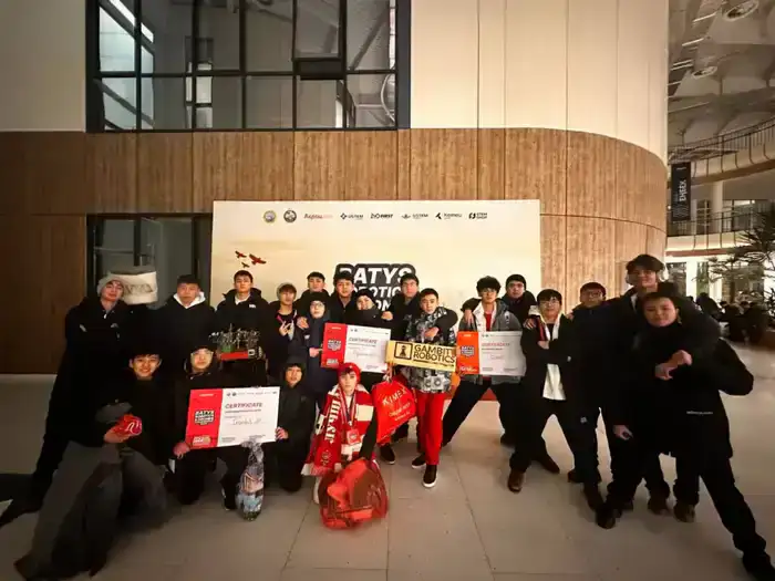 Школьники из Актобе обновили рекорд Казахстана на международных соревнованиях по робототехнике (2)