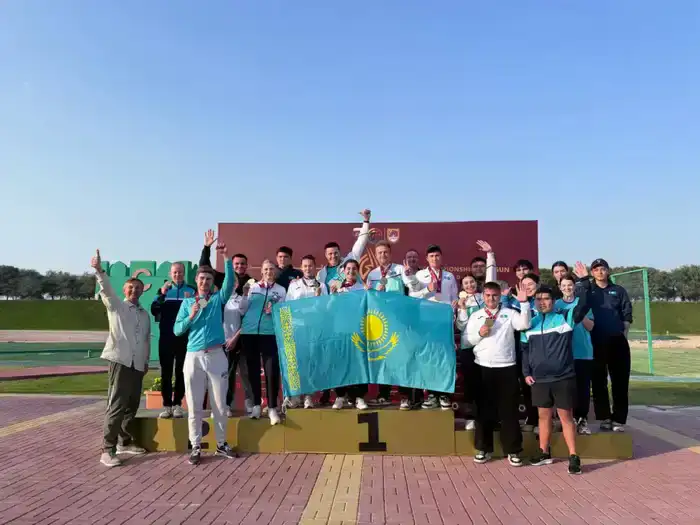 Сборная Казахстана лидирует на чемпионате Азии по стендовой стрельбе с 14 медалями и новыми рекордами