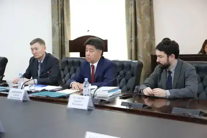 Состоялась рабочая встреча Председателя Высшего Судебного Совета Дмитрия Малахова с Алиханом Байменовым - Председателем Управляющего комитета Астанинского хаба государственной службы (3)