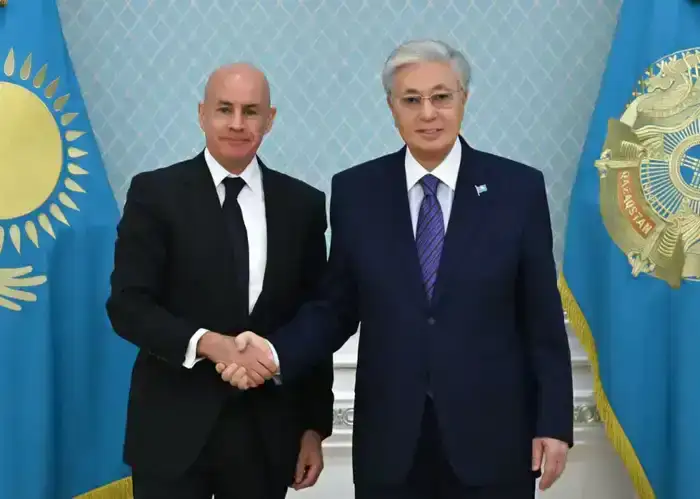 Глава государства принял президента Международной федерации лыжного спорта и сноуборда (FIS) Йохана Элиаша (2)