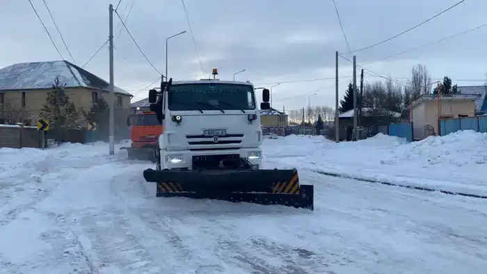 В Астане вывезено около 2,8 млн кубометров снега с начала зимнего сезона