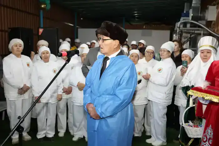 Новый цех по производству верблюжьего молока в Жанаозене