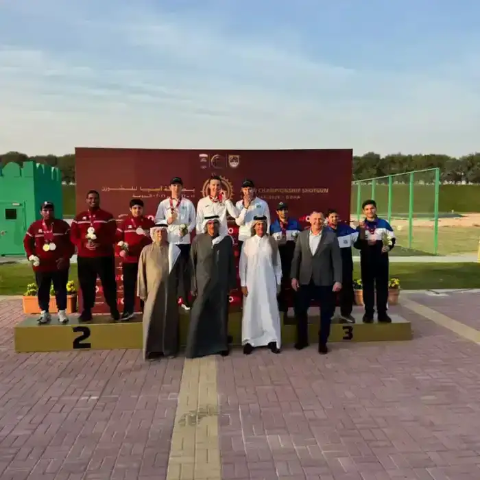 Золотая медаль сборной Казахстана и бронза Владислава Заводиленко на чемпионате Азии по стендовой стрельбе