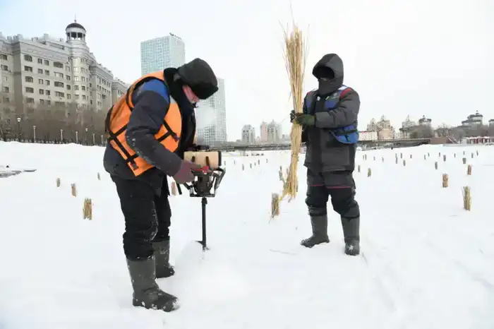 Работы по сохранению биоразнообразия в реке Есиль проводят в Астане (2)