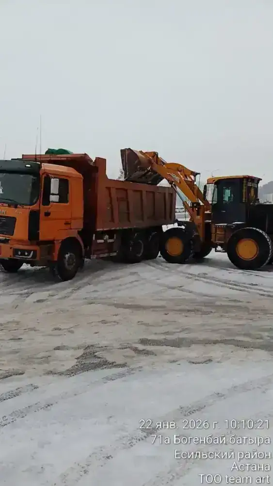 Астана вывезла более трех миллионов кубометров снега с начала зимнего сезона