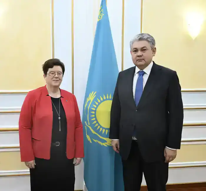 Глава МИД Казахстана принял Посла Германии (4)