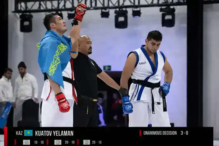 Военнослужащий казахстанской армии взмыл на вершину Азии в мире смешанных единоборств