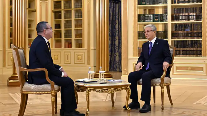 Президент Казахстана Токаев делится видением будущего страны в новом интервью