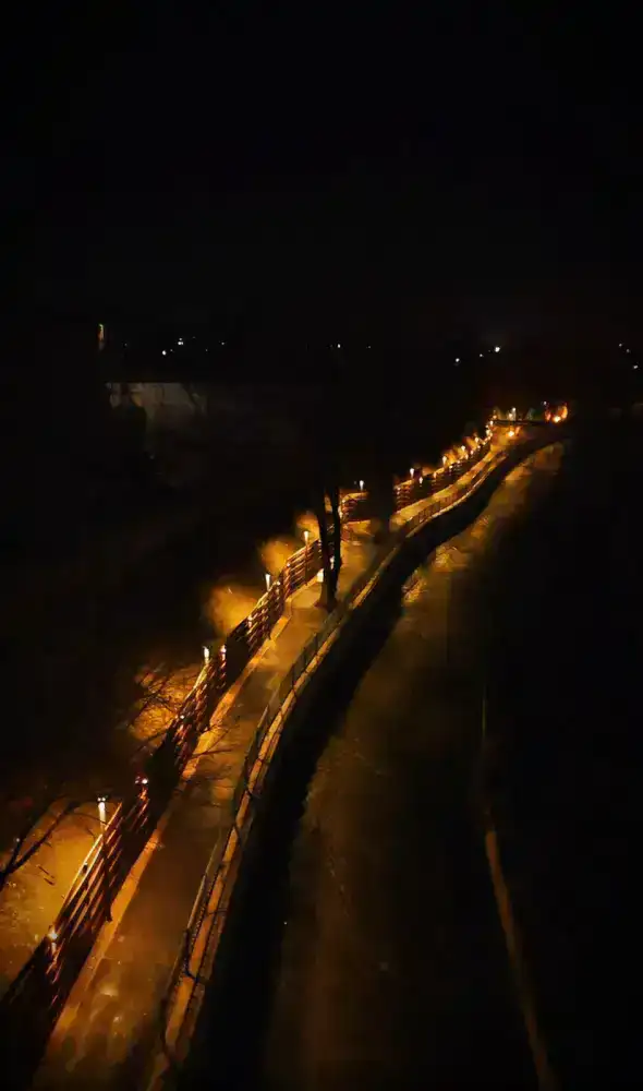 Новая пешеходная зона в Алатауском районе Алматы