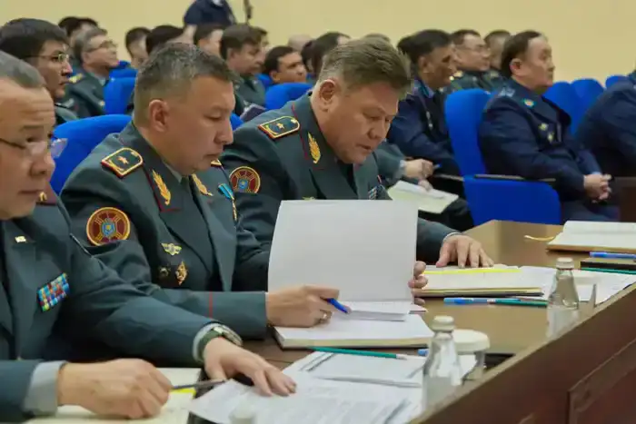 Национальная гвардия МВД РК подводит итоги службы и определяет приоритетные задачи на военном совете