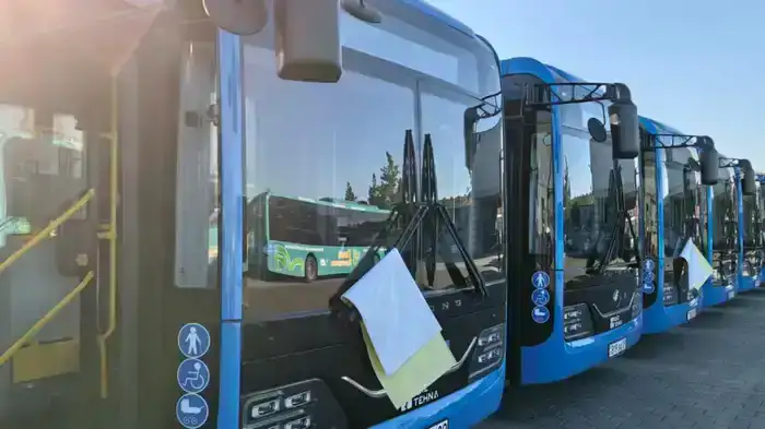 Новые автобусы на пригородных маршрутах Караганды