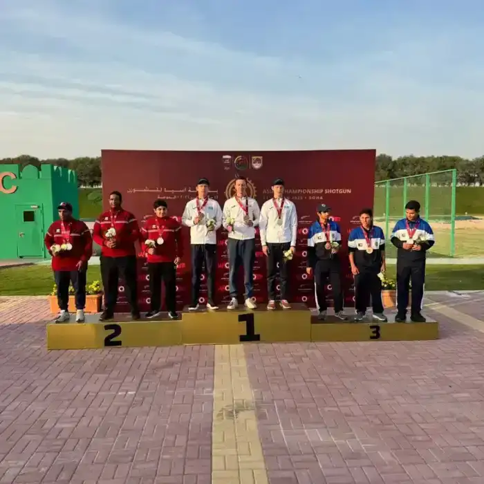 Столичный стрелок завоевал золото и бронзу на чемпионате Азии по стендовой стрельбе (6)