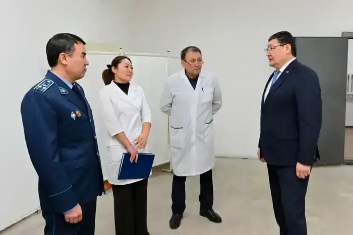 Аким области посетил объекты Департамента полиции (6)