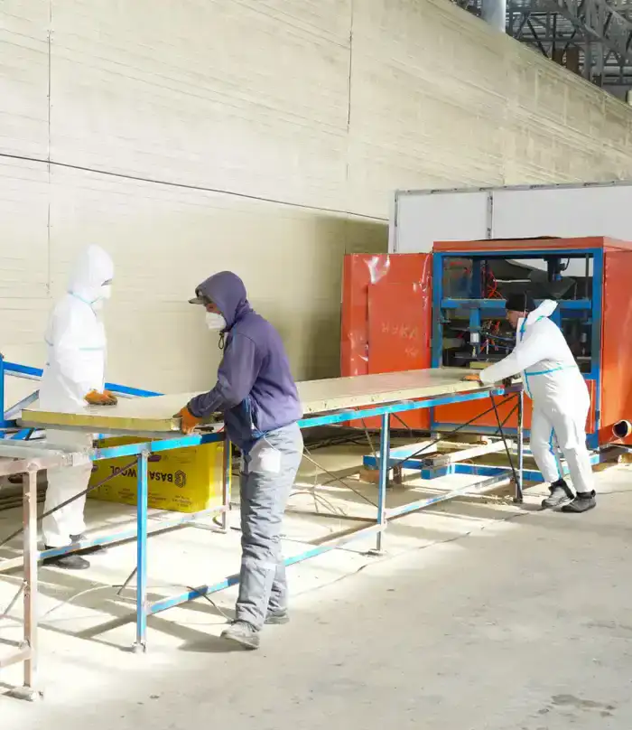 В МАЛОМ ИНДУСТРИАЛЬНОМ ПАРКЕ ТУРКЕСТАНСКОЙ ОБЛАСТИ НАЛАЖЕНО ПРОИЗВОДСТВО КАПСУЛЬНЫХ ДОМОВ И СЭНДВИЧ-ПАНЕЛЕЙ (5)