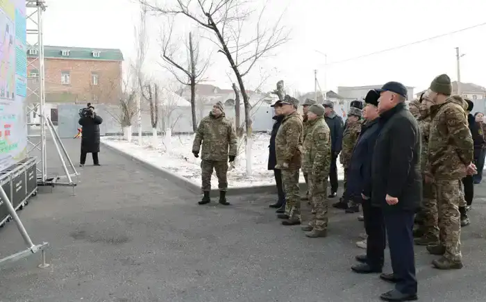 Министр обороны проинспектировал военные объекты в Кызылординской области (9)