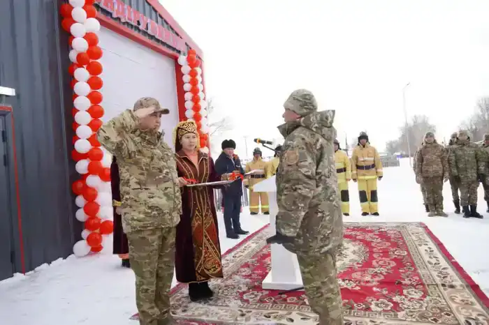 Современный пожарный пост в Казахстане: шаг к повышению безопасности в сельских районах