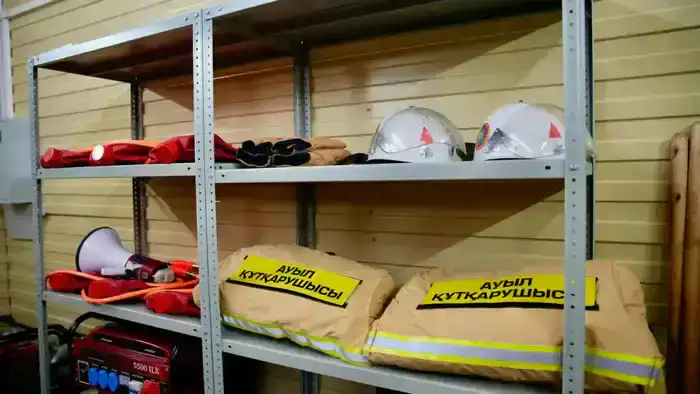 В районе Улкен Нарын открыт добровольный пожарный пост (9)
