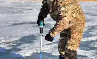 Аэрация водоемов в резервате Алтын Дала