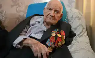 В Алматы отметили столетие фронтовика-связиста, ветерана Второй мировой войны