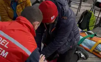 На высоте мастерства: экстренные службы Алматы и альпинисты осваивают искусство спасения на «Шымбулаке»