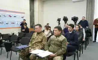 Брифинг по пожарной безопасности в МЧС РК