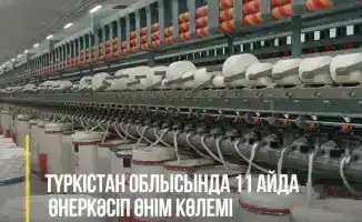 Туркестанская область: Промышленный поток достиг 1,4 трлн тенге, уверенно поднимаясь к новым вершинам