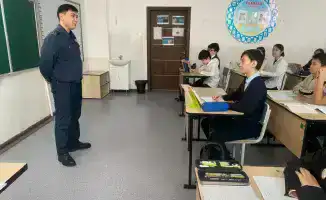 В столичной школе № 91 прошла лекция о правовом воспитании и антикоррупционном мировоззрении для молодежи