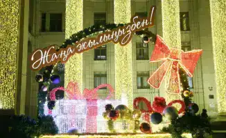 Новогодний концерт и фейерверк в Алматы 31 декабря