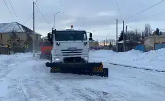 В Астане вывезено около 2,8 млн кубометров снега с начала зимнего сезона