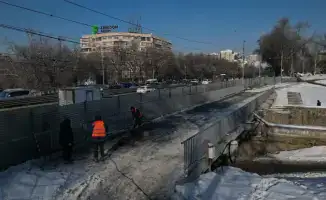В Алматы при строительстве велопешеходного моста через Есентай будет высажено 80 деревьев и 50 кустарников