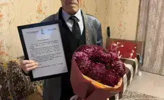 В Костанае ветерана войны поздравили с 100-летием