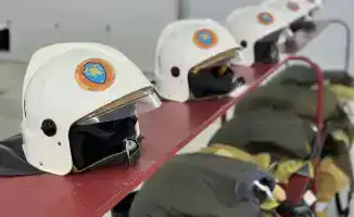 Открытие добровольного пункта пожаротушения в Казахстане