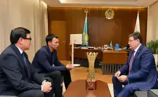 Встреча акима области с генеральным директором ФК «Семей» в контексте международного развития футзала