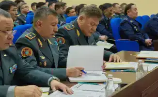 Национальная гвардия МВД РК подводит итоги службы и определяет приоритетные задачи на военном совете