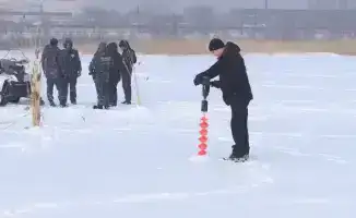 Аэрация водоёмов Карагандинской области для предотвращения зимней гибели рыбы