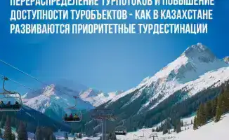 Казахстан утвердил планы по развитию туристических дестинаций с акцентом на горнолыжные курорты и увеличение потока туристов
