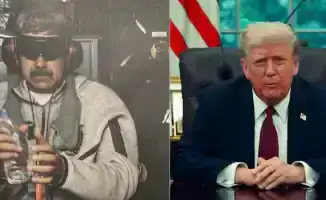 Трамп публикует первую фотографию похищенного Мадуро на борту ВМС США