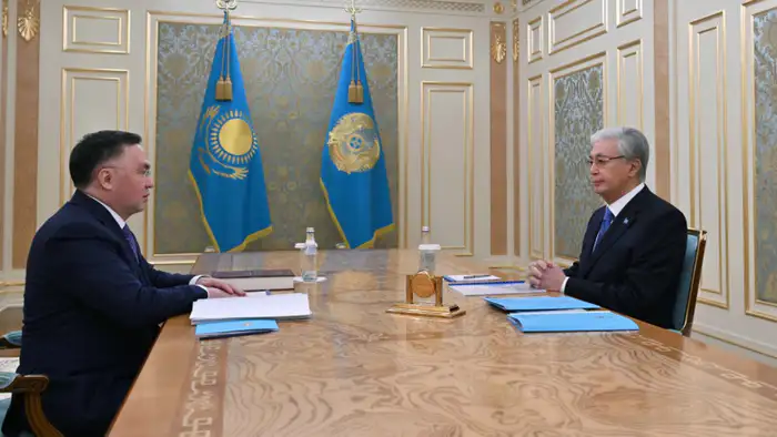 Токаев обсудил с председателем Верховного суда Асламбеком Мергалиевым итоги правосудия в Казахстане