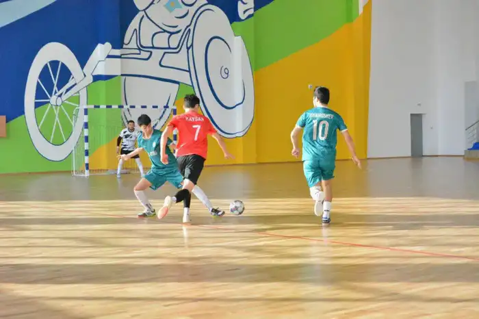 В новом спортивном комплексе Актобе прошел чемпионат Казахстана по сурдо-футзалу (6)
