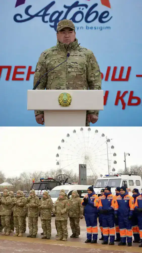 Глава МЧС вручил спасателям Актюбинской области ключи от новой техники (2)