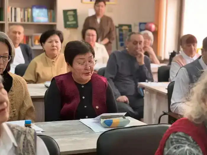 95 лет Мукагали Макатаеву встреча в Астане