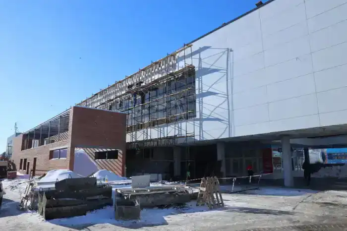 Ход работ по реконструкции здания железнодорожного вокзала (4)