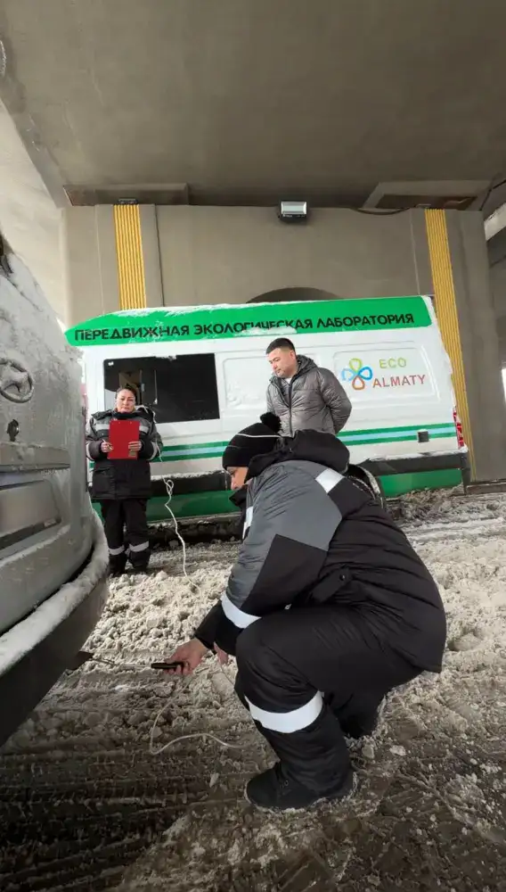 Проверки автомобилей в Алматы выявили нарушения экологических норм