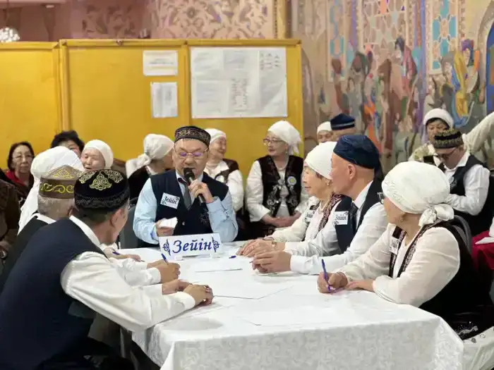 В Астане прошел зимний интеллектуальный турнир среди пенсионеров (8)