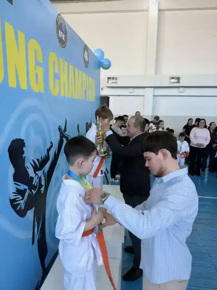 В Астане юные каратисты сразились за титул «YOUNG CHAMPION» на пути к спортивной славе