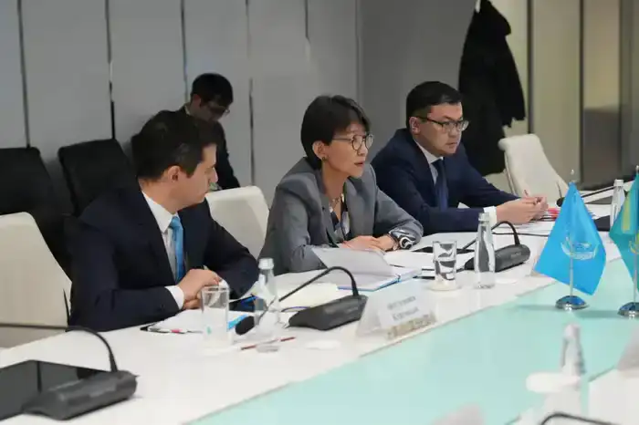 Создание Международной водной организации и подготовка к Региональному экологическому саммиту в Астане: министр водных ресурсов и ирригации встретился с Постоянным координатором ООН в Казахстане (4)