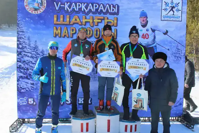 Лучших лыжников-марафонцев определили в Каркаралинске (4)