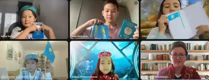 Учитель из столицы проводит бесплатные онлайн-уроки казахского языка для детей в Европе